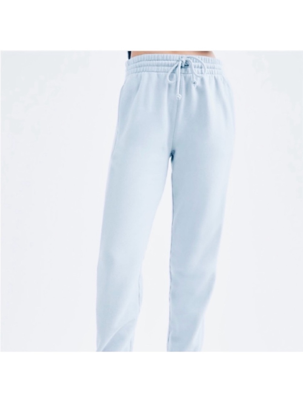 🆕-Aritzia TNA Cozy Fleece Sweatpants in Baby Blue. Size: Large